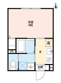 ｒｏｂｏｔ　ｈｏｍｅ　梅島・102号室の間取り