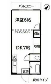 レジデンスニシイの間取り