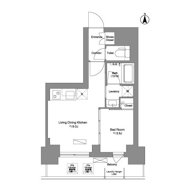 Brillia ist 新御徒町の間取り