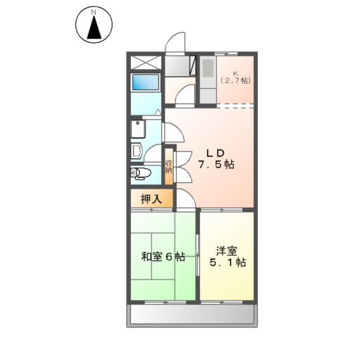 ピュアクリスタル雅の間取り