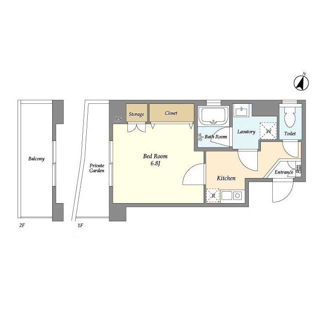 ヒルサイド島津山の間取り