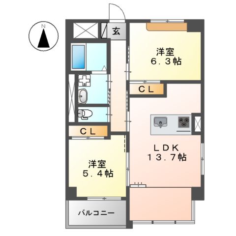 Regalia(レガリア)の間取り