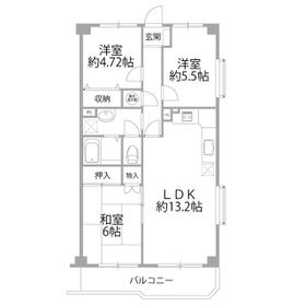 サンライズ熊谷の間取り