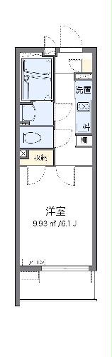 クレイノ与野の間取り