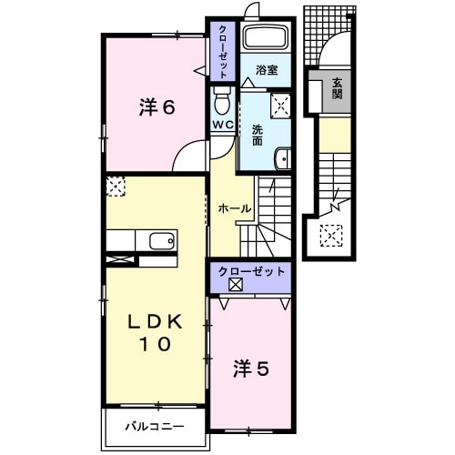 カーサグランデＡの間取り