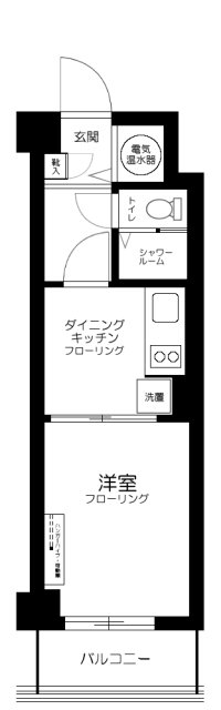 ペアパレス上池台№2の間取り
