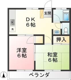 コーポ梅の間取り