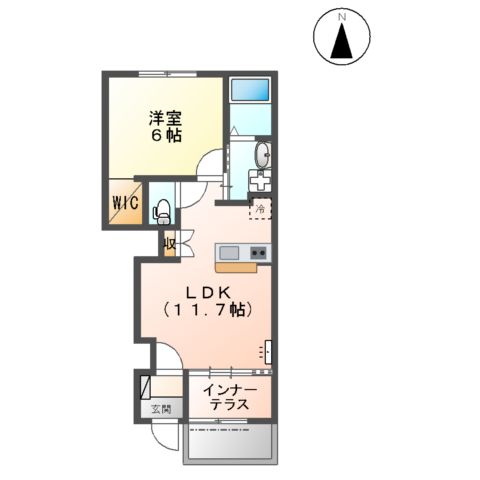 グランディール大治の間取り