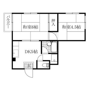 吉村コーポの間取り