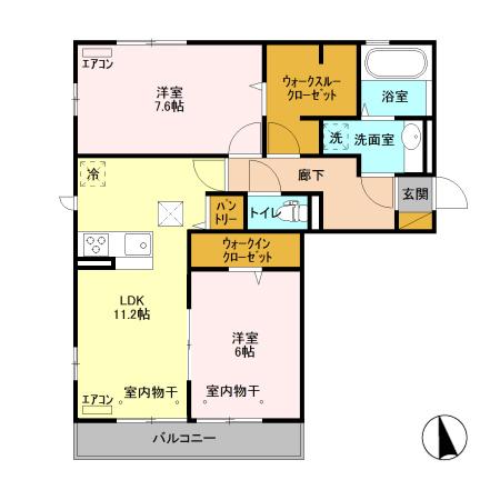 ラ ポルトの間取り
