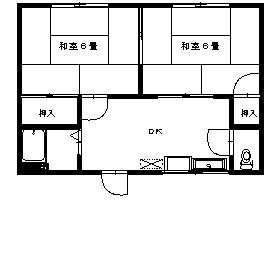 石川ハイツの間取り