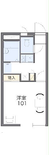 レオパレスジュネス03の間取り