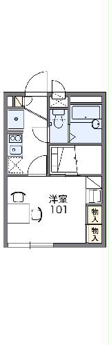 レオパレスアーバン イーストの間取り