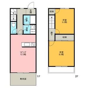 ヴェルクール貝塚の間取り