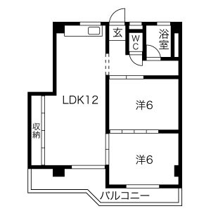 ラヴィエール笠松の間取り
