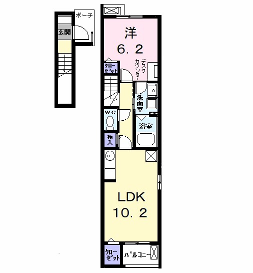 ラフィネ Cの間取り