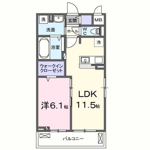 Garden 浜プラスの間取り
