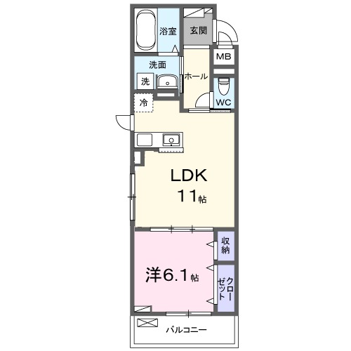 Garden 浜プラスの間取り