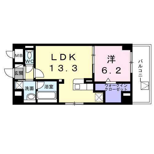 Y’s STATE 天王台の間取り