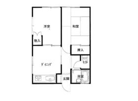 若葉ハイツの間取り