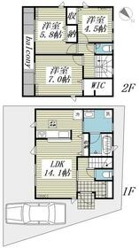 クレイドルガーデンさいたま市緑区中尾第19 1号棟の間取り