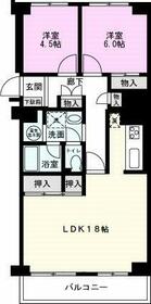 ルネ春日部4号棟の間取り