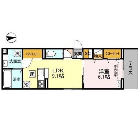 chardon nord(シャルドン ノール)の間取り