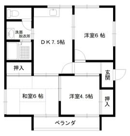 ベルメゾン国府の間取り