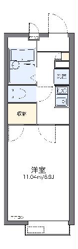 レオパレス黎の間取り