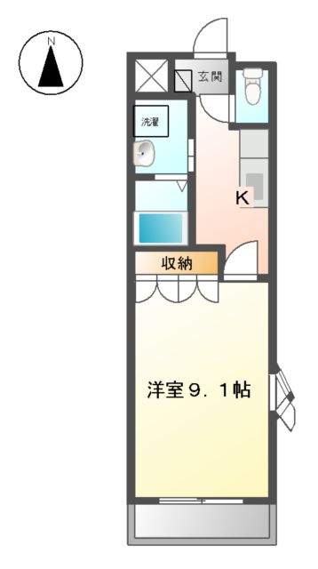 サニーコーポの間取り