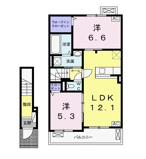 エトワールⅡの間取り