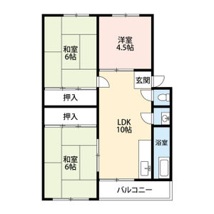 取石石田団地の間取り
