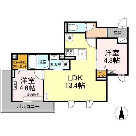 （仮称）南花畑3丁目PJ・301号室の間取り