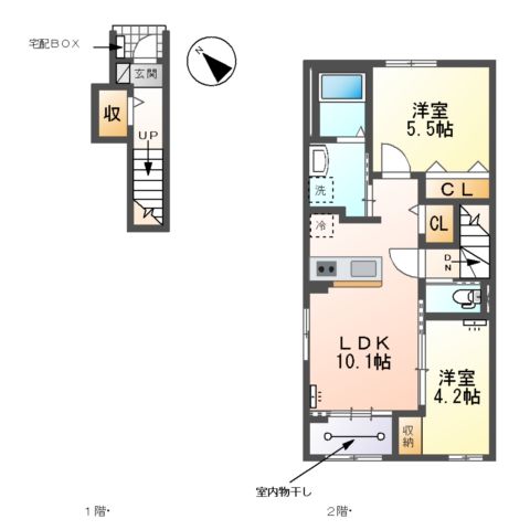 アズール テトラの間取り