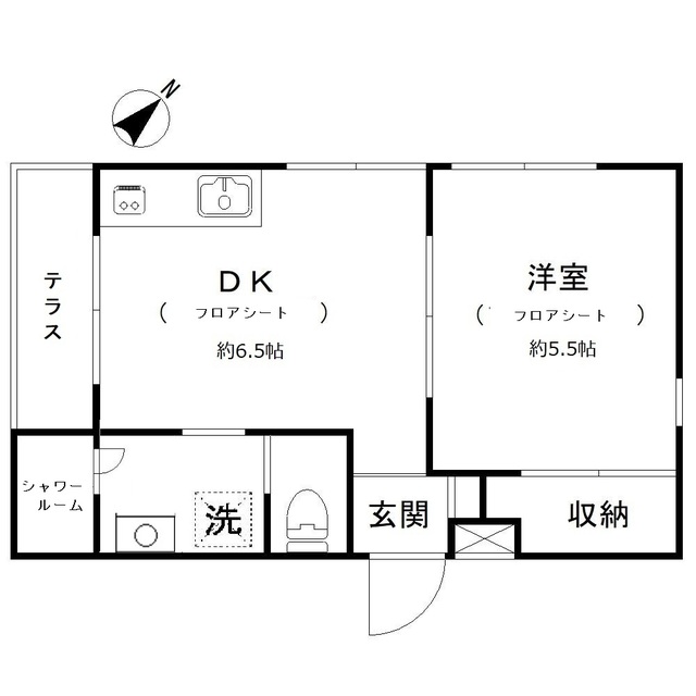 グランベル松陰の間取り