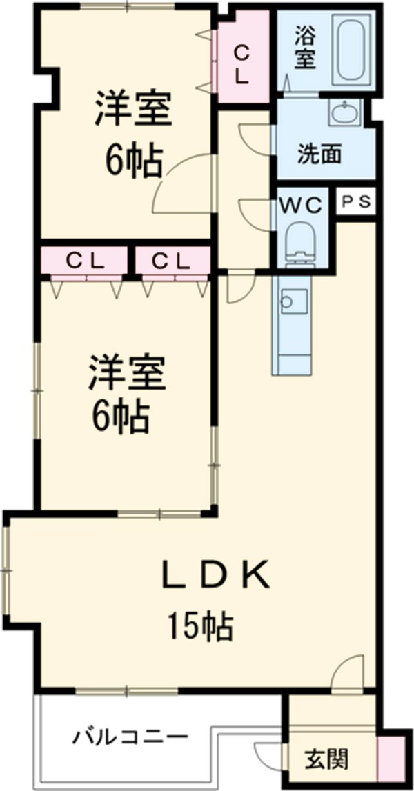 メゾンソレイユの間取り