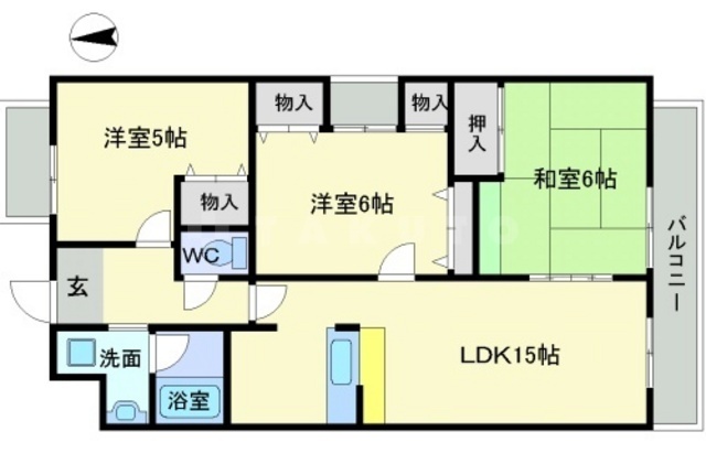 グランエールの間取り