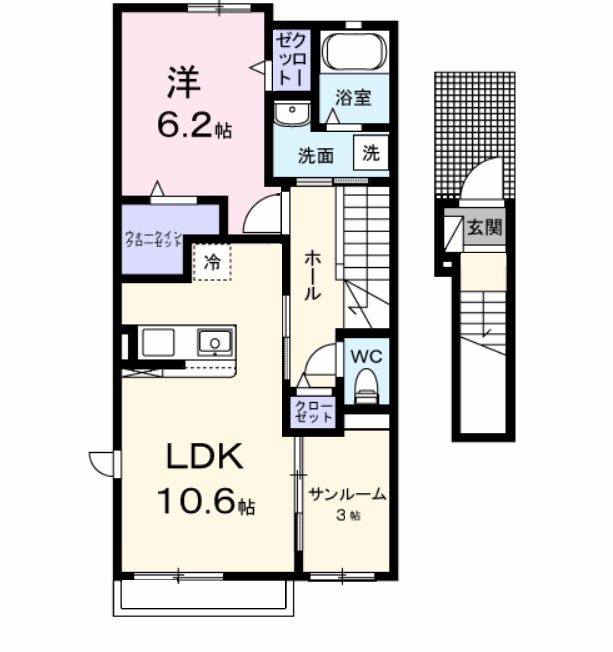 シエルセランⅡの間取り
