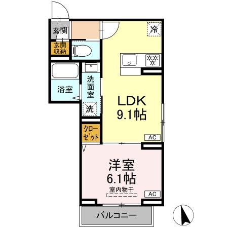セレスティア青井の間取り