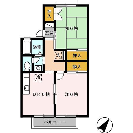 セジュール鈴和の間取り