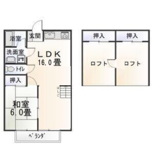 コーポラスノベルティC棟の間取り