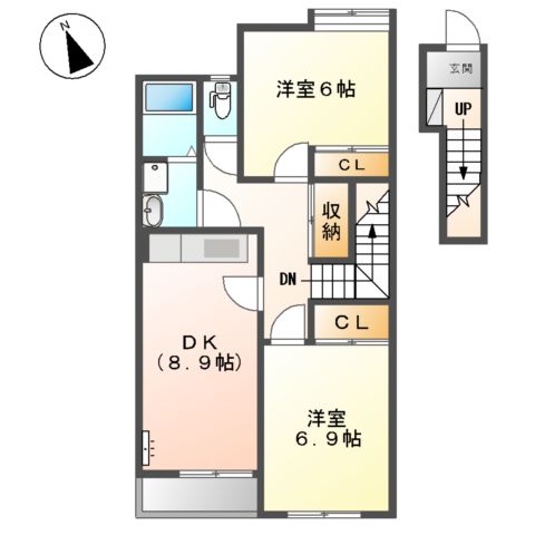 フレグランスさくらの間取り