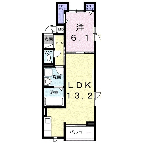 ムーネオ シオハマの間取り