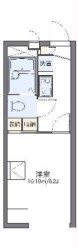 レオパレスライズの間取り
