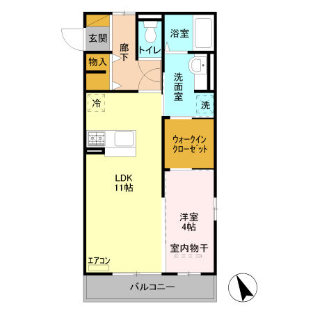 ボンヌ・シャンスの間取り