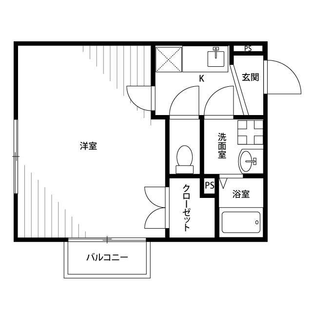 アムールPinoの間取り