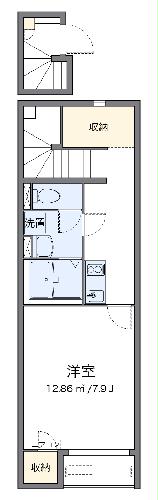 クレイノエトワール70の間取り