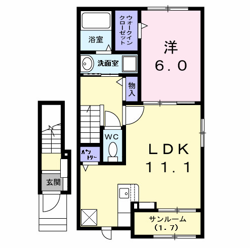 Twins A(ツインズ)の間取り