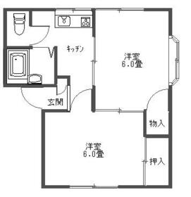 メゾン東金の間取り