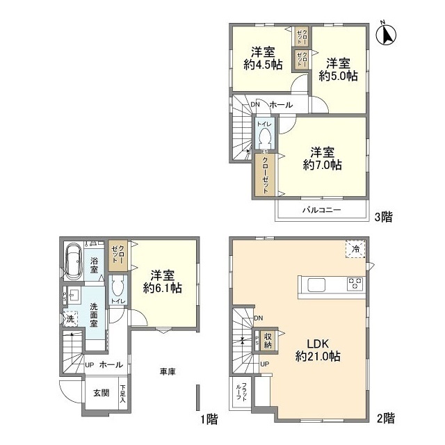 Kolet鳩ケ谷#08の間取り